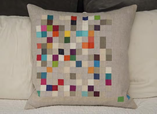 Pixel Pillow/Inspiration for Nancy Zieman's Pillow Challenge