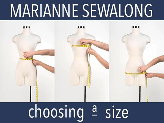 marianne dress sew-along- choosing a size