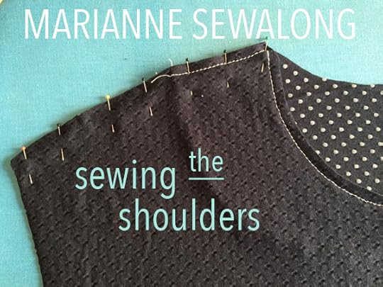 marianne dress sew-along- shoulder seams