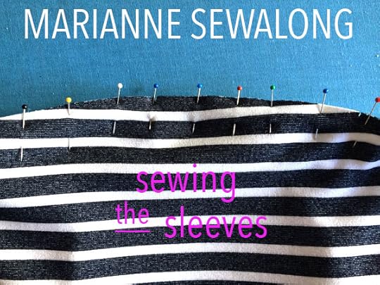 marianne dress sew-along- sewing the sleeves