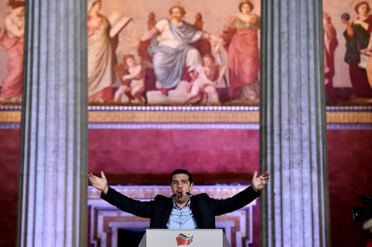 Alexis Tsipras, leader of the Greek left-wing party Syriza, was elected Prime Minister of Greece on January 25 (Photo: AFP/Getty)