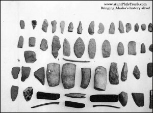 Archaeological teams dig up items like knives, scrapers, drills and points of stone and then radiocarbon date them to calculate the age of the items. This helps paint the picture of when humans arrived in an area.