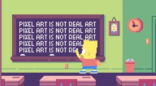 “The Simpsons” as Pixel Art