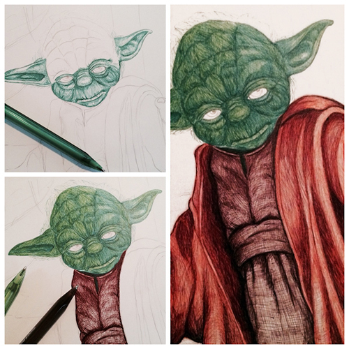 Sketch of Yoda