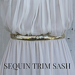sequin trim sash tutorial bhldn