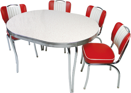 red chairs