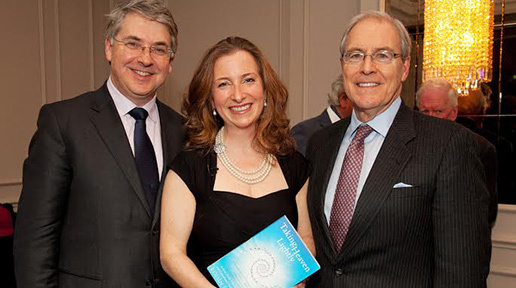 Roisin Fitzpatrick with Niall Burgess and Kevin O'Malley.