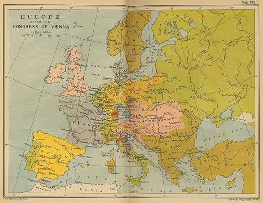 Europe after the Congress of Vienna. Public domain via Wikimedia Commons
