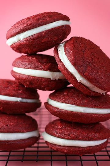 Red Velvet Sandwich Cookies