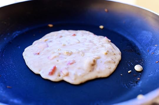 Strawberry Granola Pancakes