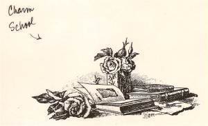 Clip art that inspired The Charm School cover