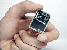 New chip –not much bigger than a postage stamp