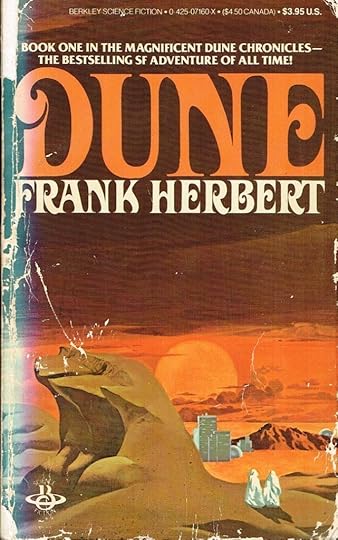 Dune by Frank Herbert Book Cover Throwback