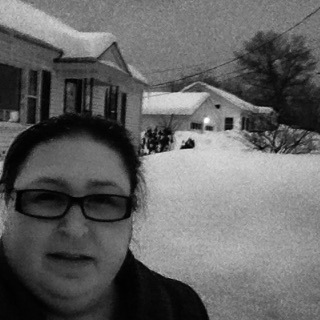 snow selfie