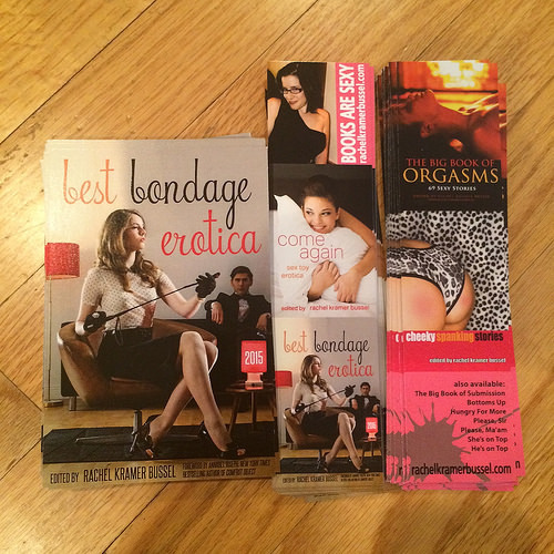 Pretty erotica bookmarks and postcards