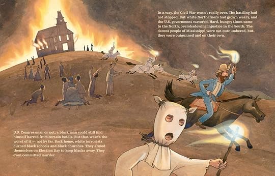 Rather than share the Klan-glorifying poster for The Birth of a Nation, here's a depiction from The Amazing Age of John Roy Lynch.