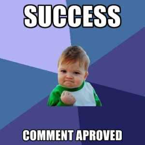 comment approved baby