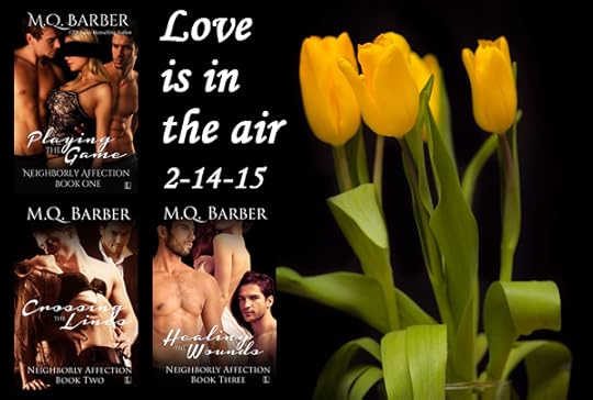 Love Is in the Air book signing event with M.Q. Barber