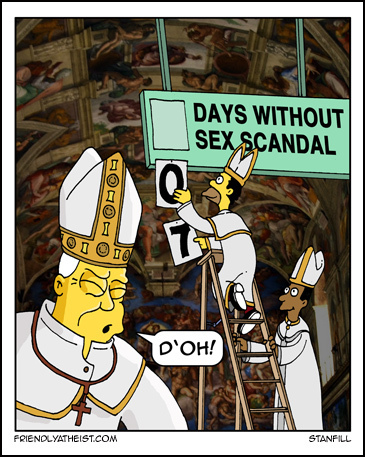 Days without Vatican sex scandal