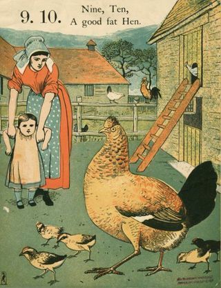 Nursery rhyme illustrated by Walter Crane