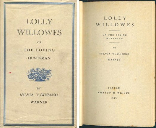 Lolly Willowes, first edition, 1926