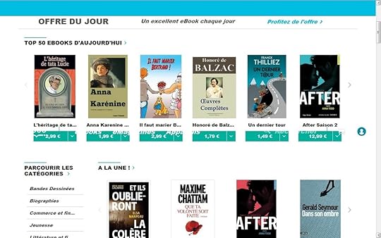 Deux livres dans le top 10 Kobo