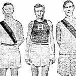 William Strong (centre), Princeton Cross Country, 1908