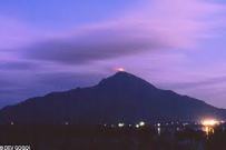 ARUNACHALA WITH PURPLE SKY