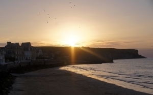 Sunset At Omaha Beach 1