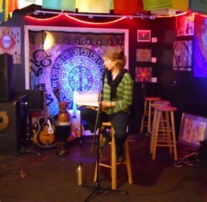 Rivera Sun Dandelion Insurrection reading at Sacred Grounds in Tampa, FL