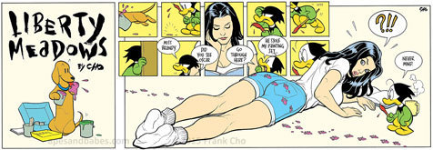 Frank Cho Liberty Meadows Sunday Strip Remastered