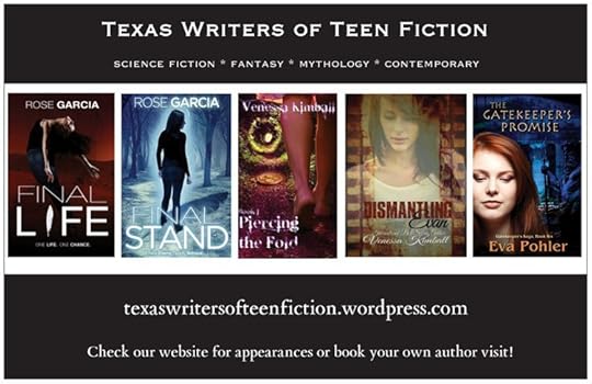 Texas Writers of Teen Fiction Jumbo Postcard