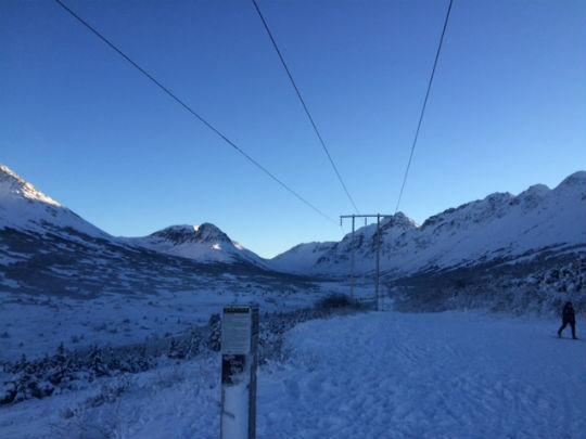 skiing
