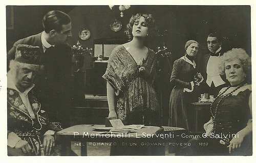 Pina Menichelli and Luigi Serventi in Il romanzo di un giovane povero