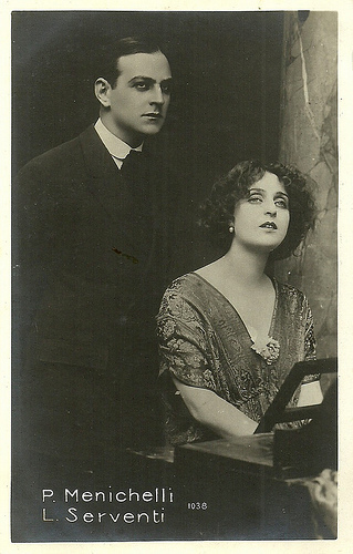 Pina Menichelli and Luigi Serventi in Il romanzo di un giovane povero