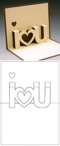 i love you card