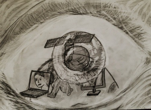 рисунка на Християн Трифонов по „Как спасяваме света“