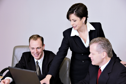 iStock_000002784775XSmall Woman bus meeting laptop