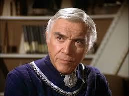 Lorne Greene in Battlestar Galactica.