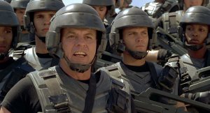Michael Ironside in Starship Troopers