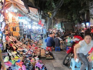Hanoi Old Quarter at night