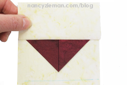 Folded Flying Geese from Quick Column Quilts by Nancy Zieman/Sewing With Nancy