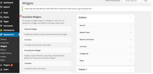 image on managing widgets