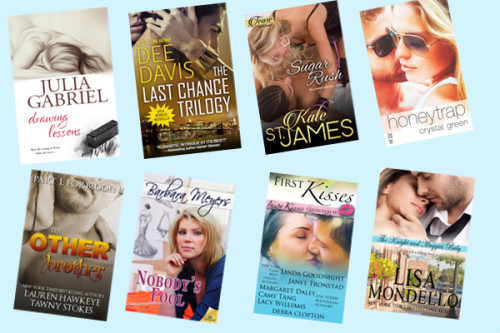 Hump Day books from Julia Gabriel, Dee Davis, Kate St. James, Crystal Green, Lauren Hawkeye & Tawny Stokes, Barbara Meyers, Lacy Williams, and Lisa Mondello!