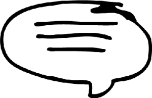 speech bubble