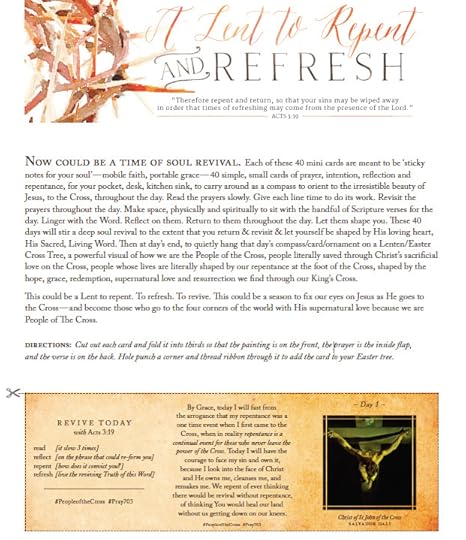 The Call for the Next 40 Days: To the Nations & People of The Cross