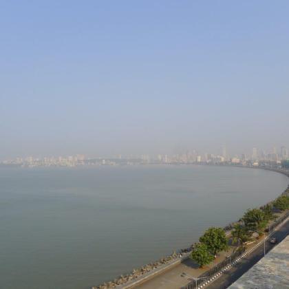 Marine Drive, Mumbai, from my hotel