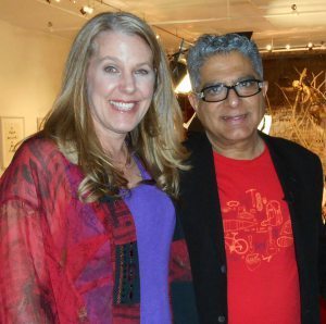 Cynthia Sue Larson with Dr. Deepak Chopra