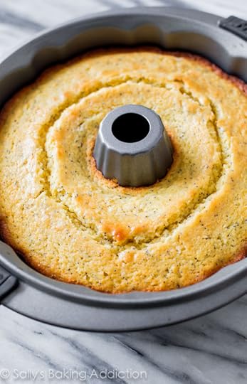 Glazed Lemon Poppy Seed Bundt Cake recipe on sallysbakingaddiction.com-- sweet, simple, bursting with flavor!