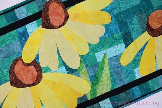 Nancy Zieman, TV's Sewing With Nancy, shows how to stipple quilts